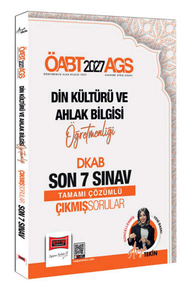 2027 ÖABT AGS Din Kültürü ve Ahlak Bilgisi Öğretmenliği DKAB Son 7 Sınav Çıkmış Sorular Yargı Yayınları