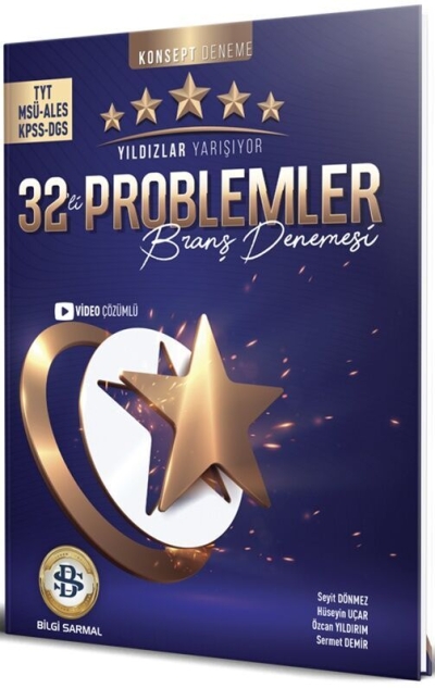 Problemler 32 li Branş Denemesi Yıldızlar Yarışıyor Bilgi Sarmal Fenomen Fotokopi - YKS - KPSS - ALES