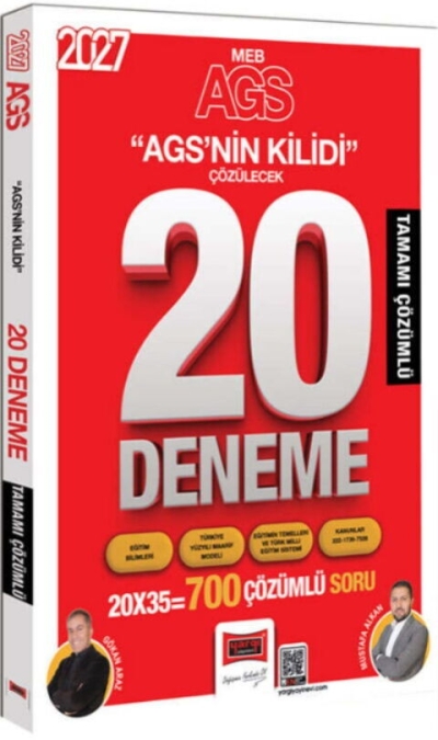 MEB AGS Tüm Dersler AGS nin Kilidi Tamamı Çözümlü 20 Deneme Yargı Yayınları Fenomen Fotokopi - YKS - KPSS - ALES