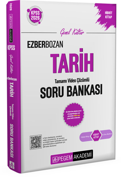 2026 KPSS Genel Yetenek Genel Kültür Ezberbozan Tarih Tamamı Video Çözümlü Soru Bankası Pegem Akademi Yayıncılık Fenomen Fotokopi - YKS - KPSS - ALES