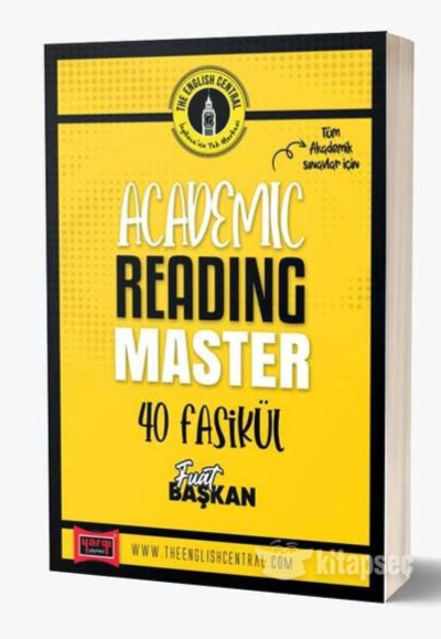 YDS Tüm Akademik İngilizce Sınavları İçin Academic Reading Master 40 Fasikül Fenomen Fotokopi - YKS - KPSS - ALES