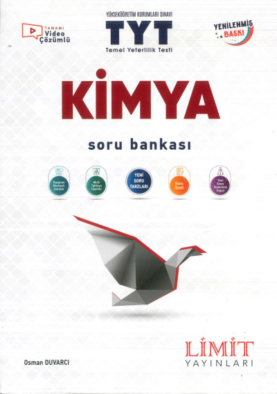 TYT Kimya Soru Bankası Limit Yayınları Fenomen Fotokopi - YKS - KPSS - ALES