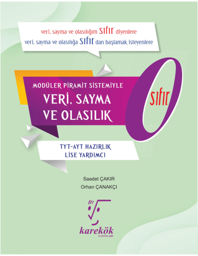 TYT AYT Veri, Sayma ve Olasılık Sıfır 0 Konu Anlatımı Karekök Yayınları Fenomen Fotokopi - YKS - KPSS - ALES