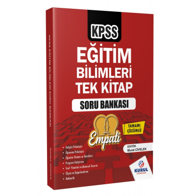 EĞİTİM BİLİMLERİ TEK KİTAP SORU BANKASI TAMAMI ÇÖZÜMLÜ Fenomen Fotokopi - YKS - KPSS - ALES