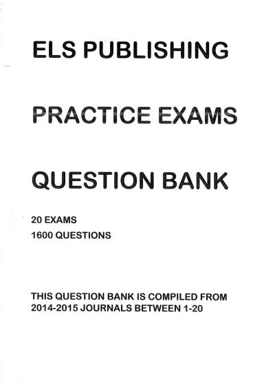 ELS Publishing Practice Exams Question Bank Fenomen Fotokopi - YKS - KPSS - ALES