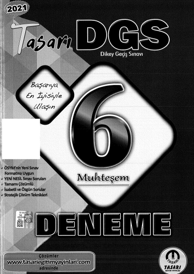 6'LI DENEME Fenomen Fotokopi - YKS - KPSS - ALES