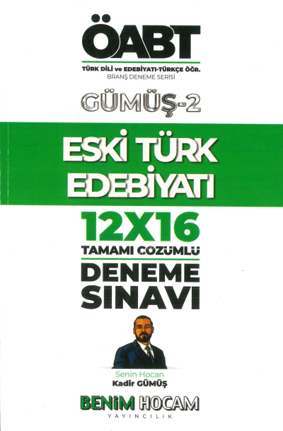 ESKİ TÜRK EDEBİYATI GÜMÜŞ-2 12x16 ÇÖZÜMLÜ DENEME Fenomen Fotokopi - YKS - KPSS - ALES