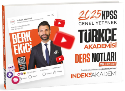 İndeks Akademi 2025 KPSS Türkçe Akademisi Video Ders Notları Fenomen Fotokopi - YKS - KPSS - ALES