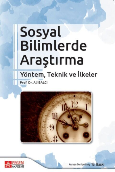 Sosyal Bilimlerde Araştırma Yöntem Teknik ve İlkeler Pegem Yayınları Fenomen Fotokopi - YKS - KPSS - ALES