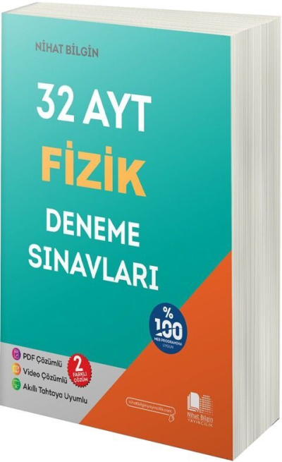 AYT Fizik 32 Deneme Sınavları Nihat Bilgin Yayınları Fenomen Fotokopi - YKS - KPSS - ALES