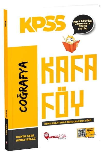 KPSS Coğrafya Konu Anlatımlı Kafa Föy Hoca Kafası Fenomen Fotokopi - YKS - KPSS - ALES