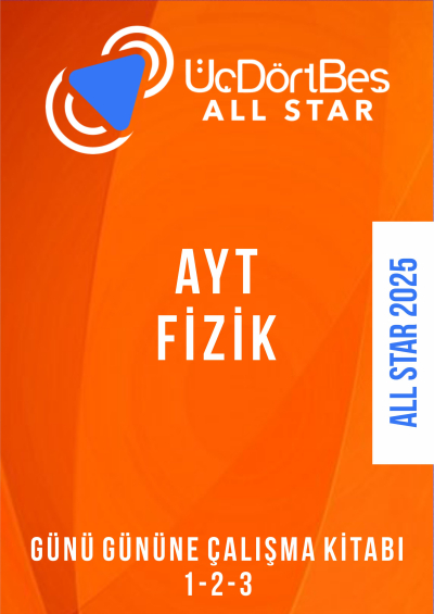 ALL STAR AYT FİZİK Günü Gününe Çalışma Kitabı (1-2-3 Hepsi Bir Arada) Fenomen Fotokopi - YKS - KPSS - ALES