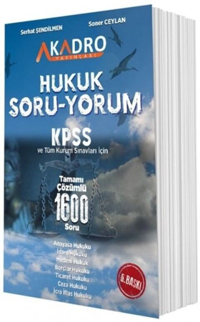 A Kadro KPSS A Grubu Hukuk Soru Yorum Fenomen Fotokopi - YKS - KPSS - ALES