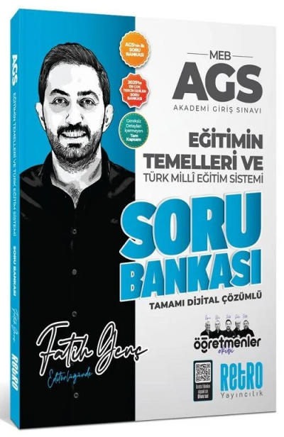 2026 MEB AGS Eğitimin Temelleri ve Türk Milli Eğitim Sistemi Soru Bankası Retro Kitap Fenomen Fotokopi - YKS - KPSS - ALES