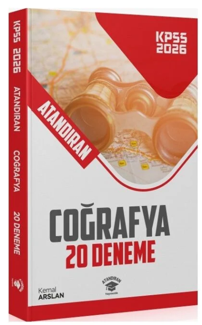 2026 KPSS Coğrafya 20 Deneme Çözümlü Atandıran Yayıncılık Fenomen Fotokopi - YKS - KPSS - ALES