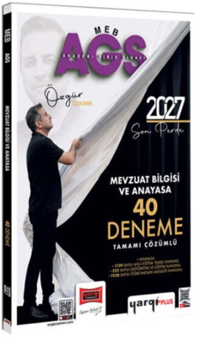 MEB-AGS Mevzuat Bilgisi ve Anayasa 40 Deneme Çözümlü Yargı Yayınları Fenomen Fotokopi - YKS - KPSS - ALES