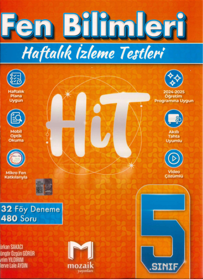 Mozaik 5. Sınıf Fen Bilimleri HİT 32 Deneme Mozaik Yayınları