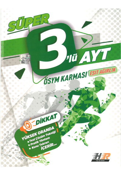 AYT Eşit Ağırlık 3 lü Deneme Fenomen Fotokopi - YKS - KPSS - ALES