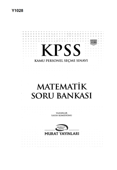 KPSS MATEMATİK SORU BANKASI ÇÖZÜMLÜ