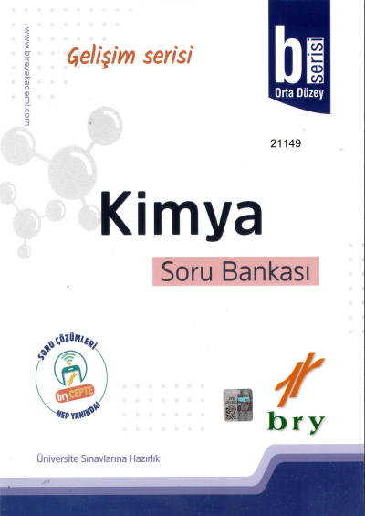 KİMYA SORU BANKASI B SERİSİ ORTA DÜZEY Fenomen Fotokopi - YKS - KPSS - ALES