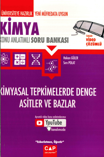 KİMYASAL TEPKİMELERDE DENGE ASİTLER VE BAZLAR KONU ANLATIMLI SORU BANKASI Fenomen Fotokopi - YKS - KPSS - ALES