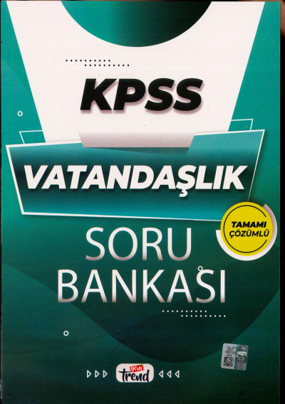 VATANDAŞLIK SORU BANKASI ÇÖZÜMLÜ Fenomen Fotokopi - YKS - KPSS - ALES