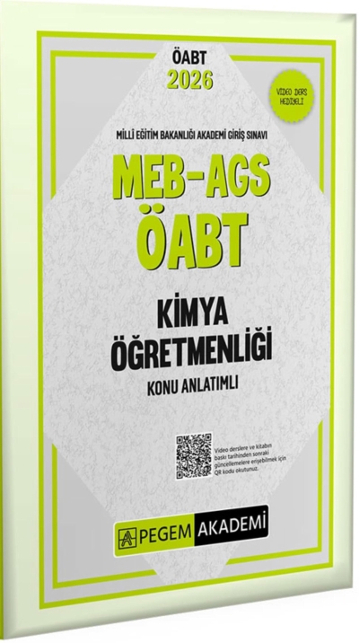 MEB-AGS-ÖABT Kimya Öğretmenliği Konu Anlatımlı Pegem Akademi Yayıncılık Fenomen Fotokopi - YKS - KPSS - ALES