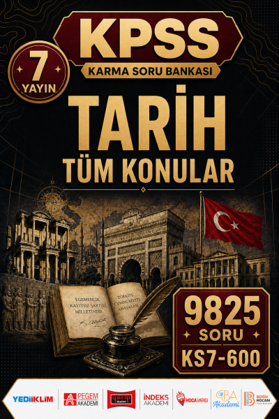 Tarih Tüm Konular 7 Yayın 9825 Soru Fenomen Fotokopi - YKS - KPSS - ALES