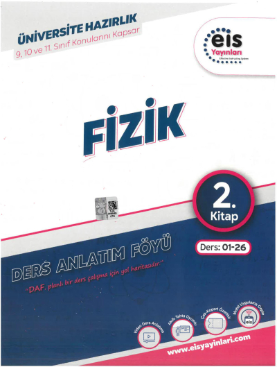 YKS - Mavi Set - DAF - Fizik - 2. Kitap Eis Yayınları Ders:01-26 9-10-11. Sınıf Konularını Kapsar Fenomen Fotokopi - YKS - KPSS - ALES