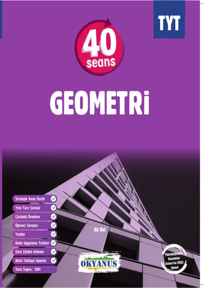 TYT Geometri 40 Seans Konu Anlatım Okyanus Yayınları