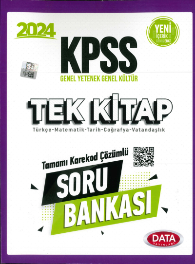 KPSS TEK KİTAP TAMAMI KAREKOD ÇÖZÜMLÜ SORU BANKASI Fenomen Fotokopi - YKS - KPSS - ALES