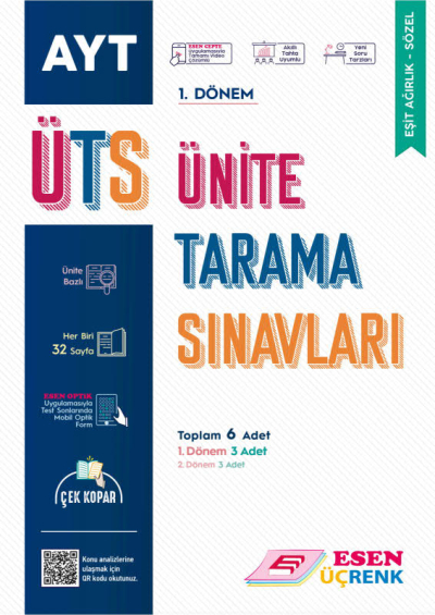 AYT Ünite Tarama Testleri (EA-Sözel) Fenomen Fotokopi - YKS - KPSS - ALES