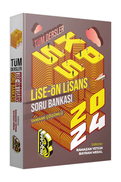 2024 KPSS Lise Ön Lisans Tüm Dersler Tamamı Çözümlü Soru Bankası Fenomen Fotokopi - YKS - KPSS - ALES