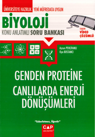 BİYOLOJİ GENDEN PROTEİNE CANLILARDA ENERJİ DÖNÜŞÜMLERİ KONU ANLATIMLI SORU BANKASI Fenomen Fotokopi - YKS - KPSS - ALES