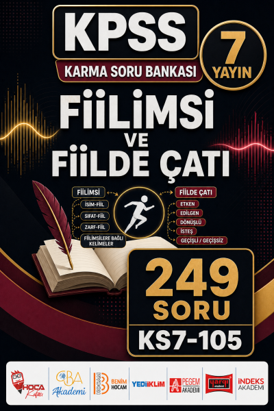Fiilimsi ve Fiilde Çatı 7 Yayın 249 Soru Fenomen Fotokopi - YKS - KPSS - ALES