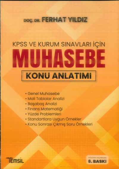 KPSS VE KURUM SINAVLARI İÇİN MUHASEBE KONU ANLATIMLI Fenomen Fotokopi - YKS - KPSS - ALES
