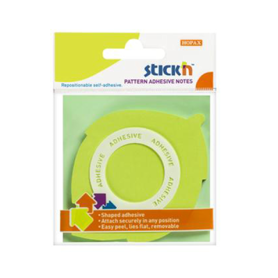 Hopax Stıckn Yapışkanlı Not Kağıdı Yaprak Şekilli 50 YP 70x70 Yeşil Fenomen Fotokopi - YKS - KPSS - ALES