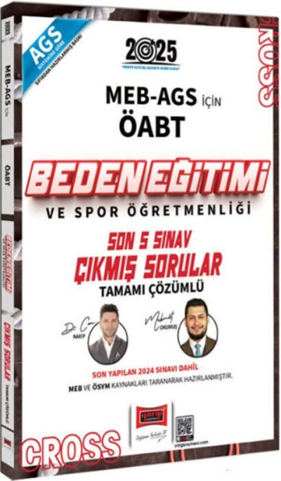 2025 ÖABT MEB-AGS Beden Eğitimi Öğretmenliği CROSS Çıkmış Sorular Son 5 Sınav Çözümlü Yargı Yayınları Fenomen Fotokopi - YKS - KPSS - ALES