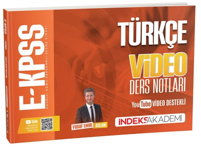 2026 EKPSS Türkçe Video Ders Notları Yusuf Emre Aslan İndeks Akademi Yayıncılık Fenomen Fotokopi - YKS - KPSS - ALES