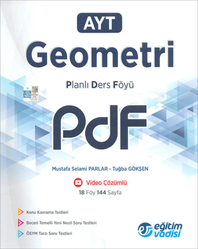 AYT Geometri Planlı Ders Föyü PDF Eğitim Vadisi Yayınları Fenomen Fotokopi - YKS - KPSS - ALES