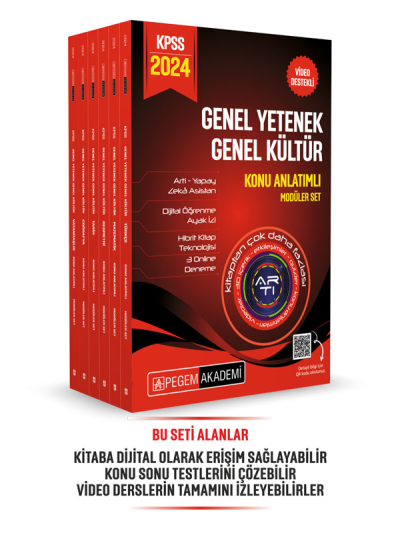 2024 KPSS GY GK TARİH Konu Anlatımlı Modüler Set