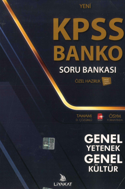 KPSS BANKO TÜM DERSLER SORU BANKASI
