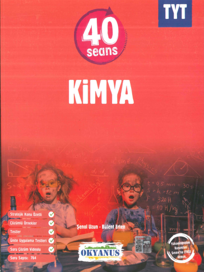 TYT 40 SEANS KİMYA SORU BANKASI Fenomen Fotokopi - YKS - KPSS - ALES