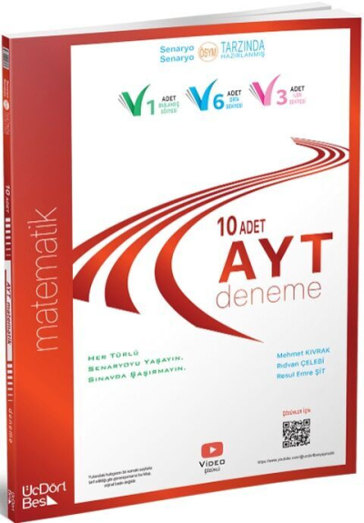 Model AYT 10 lu Matematik Deneme Üç Dört Beş Yayınları