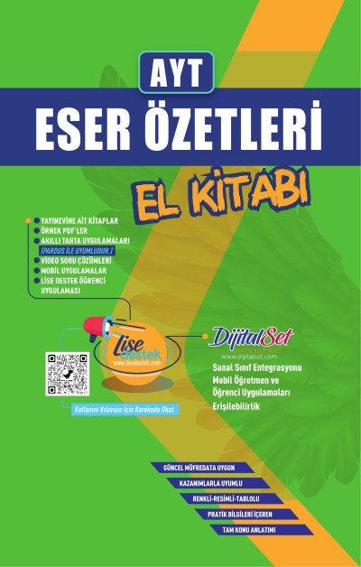 YKS AYT Eser Özetleri El Kitabı Yayın Denizi Yayınları Fenomen Fotokopi - YKS - KPSS - ALES