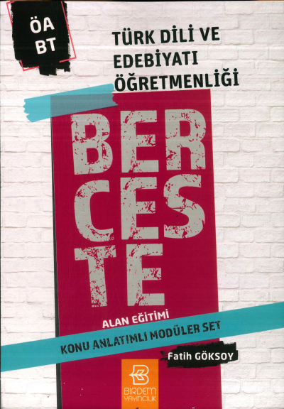 BERCESTE ALAN EĞİTİMİ KONU ANLATIMLI MODÜLER SET Fenomen Fotokopi - YKS - KPSS - ALES