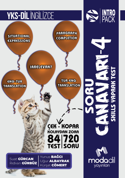 YKS-DİL (YDT) INTRO PACK SORU CANAVARI 4 Fenomen Fotokopi - YKS - KPSS - ALES
