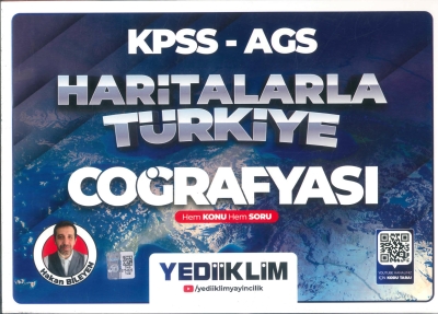 2026 KPSS AGS Haritalarla Türkiye Coğrafyası Hem Konu Hem Soru Hakan Bileyen Yediiklim Yayınları Fenomen Fotokopi - YKS - KPSS - ALES