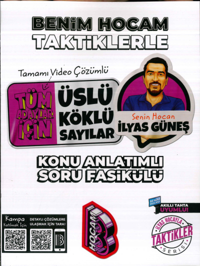 TAKTİKLERLE ÜSLÜ KÖKLÜ SAYILAR KONU ANLATIMLI SORU FASİKÜLÜ Fenomen Fotokopi - YKS - KPSS - ALES