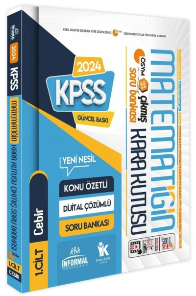 MATEMATİĞİN KARA KUTUSU ÇIKMIŞ SORU BANKASI 1.CİLT (CEBİR) Fenomen Fotokopi - YKS - KPSS - ALES